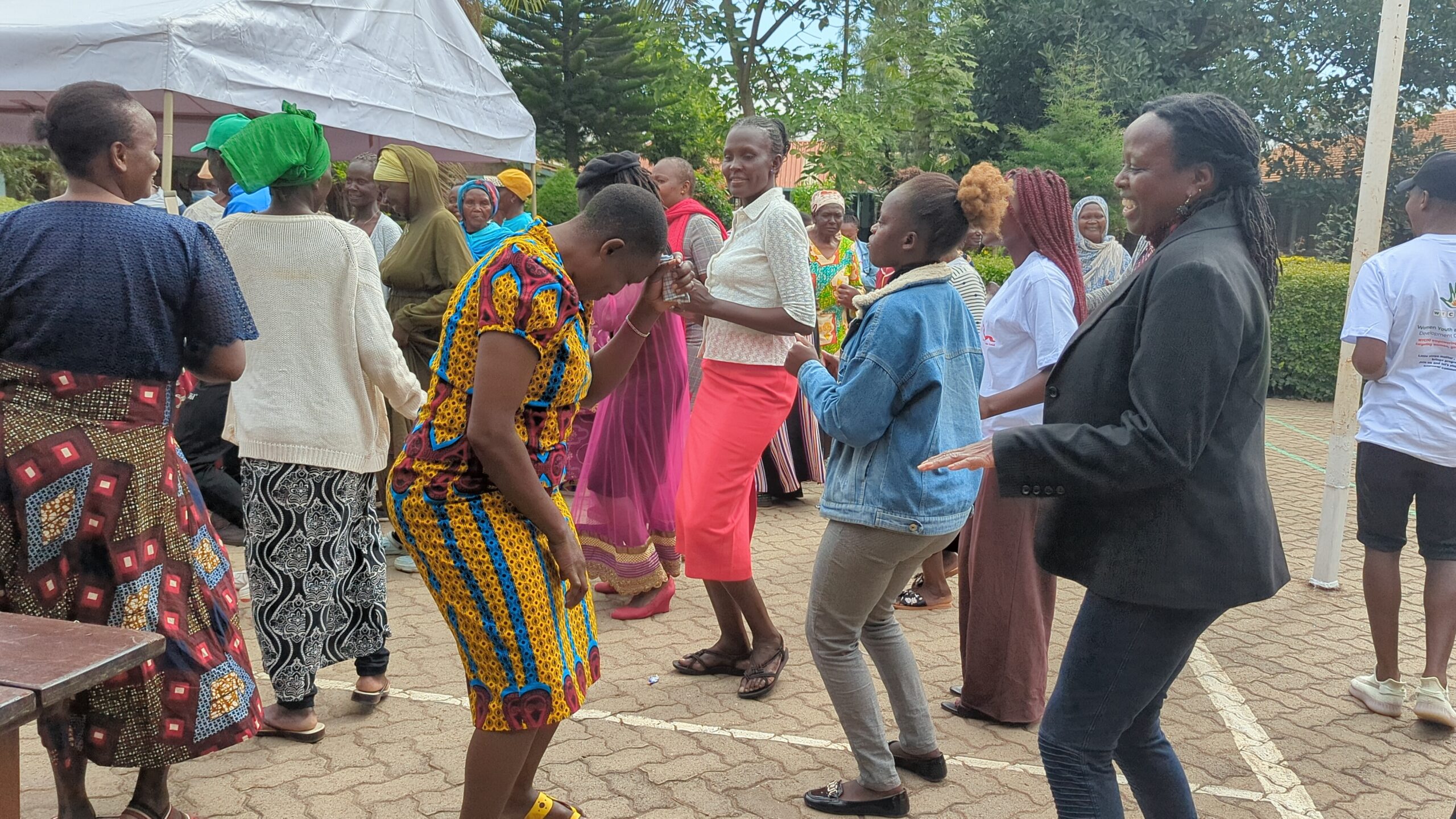 Consolation Celebrating World AIDS Day with Old age women of Kibera